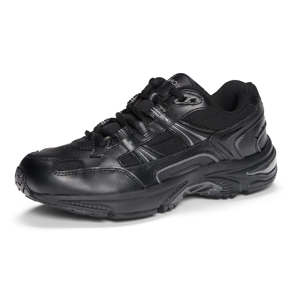 Vionic Women's Walker Classic Shoes, 8 B(M) US, Black